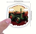 Sluitstickers 500 Labels afbeelding foto Trekkers Tractor beloning 2,5 cm rond Etiket Sluitsticker