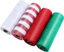 Decomesh Deco mesh Metalic voor kransen en inpakken groenDRAAD 26 cm ca. 9 m