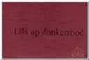 Donkerrood 70 mm met lila opdruk ca. 80 cm - Rust in vroode 