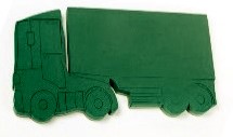 foam Frame Vrachtwagen HGV Lorry oase voor verse bloemen Oasis® foam frame 88 x 44 cm