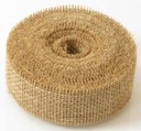 -Jute Juteband ca. 5 cm naturel KWART rol ca. 10m open structuur