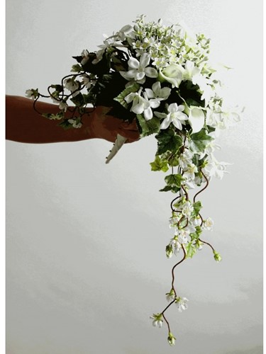Stephanotis garland Guirlande kunstbloemen 175cm voor bruidsboeket of om corsage te maken