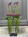 Metalen T frame met stang voor Bloemstukken met verse bloemen 50x40x20 cm  Mieke Kools.webp