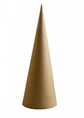Kegel Papiermache 36 cm hoog 36 cm