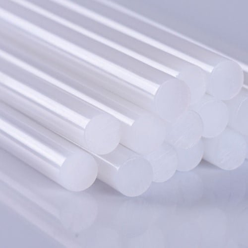 Lijmpatronen low melt 11 mm  transparant  30 cm lengte  1 kilo 