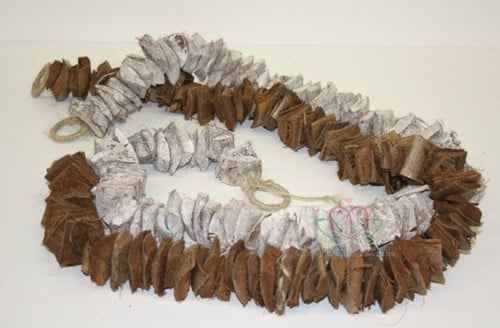 Coco Guirlande ketting Coco stukjes White Wash 1 m