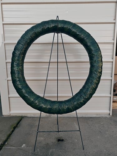 Kransstandaard Kransezel groot inklapbaar 6 mm staal H115 cm