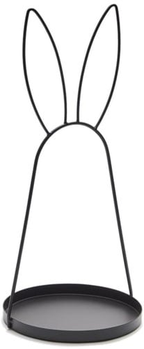 Dienblad metalen frame Haas Konijn Bunny Ear 50 cm hoog Ø25 cm