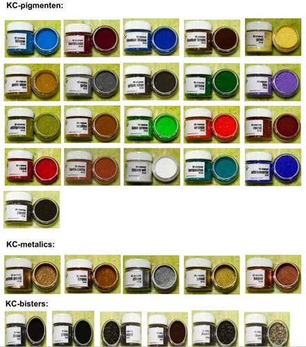 KC Pigment Grijze oker voor Keracoat en textielversteviger 40 gram