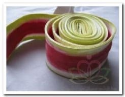 Foam roll Pink Groen 165 cm buigbaar met draad
