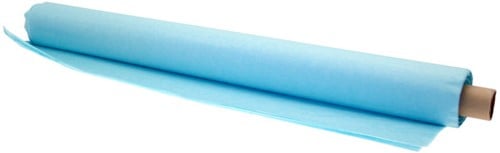 Tissuepapier bloemen en inpakpapier Light Blue tissue 20x30 cm rol x48 vellen