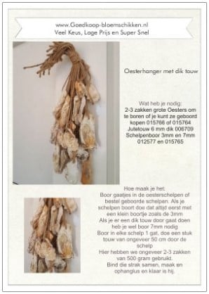 DIY Werkbeschrijving Oesterhanger 