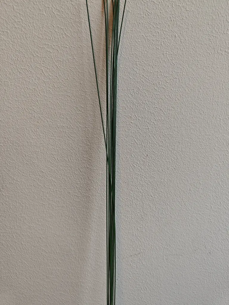 Draad Groen gelakt bloemendraad PookDraad 1,5 mm 40 cm 50 gr kleinverpakking 