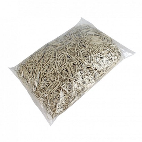 Elastiek Wit Boeket 80x1,5 mm 1 kilo