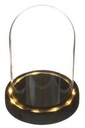 Stolp met led verlichting Black Bell diameter 12 cm hoogte 16.5 cm