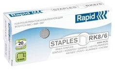 Nietjes Rapid K1 Classic 24/6 doos 5000 stuks