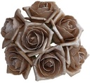 Foamroos Emilia Antique Coffee bundel 7 stuks