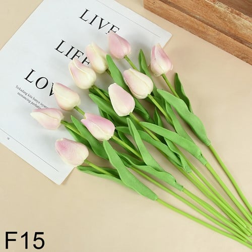 Tulpen Skin Real Touch Foam 33 cm Bundel ca. 10 stuks