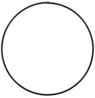 Metalen ring Zwart 30 cm per stuk