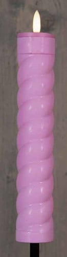 LED Fakkel Solar Pink Swirl Anna's Collection met timer 21x4 cm op 76 cm steker per stuk