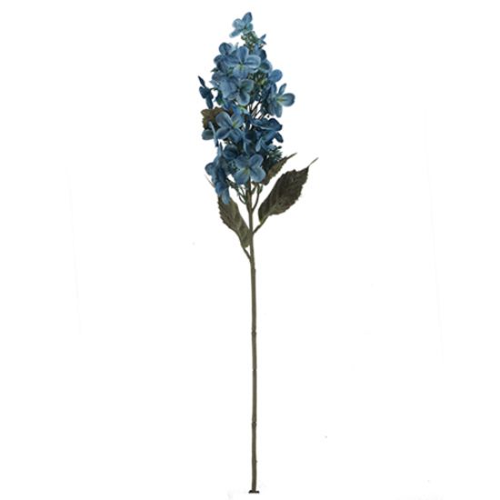 Pluim Hortensia Teal Zijdenbloem 72 cm per stuk