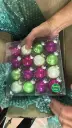 Restantenbox Kerstballen Bekijk video voor inhoud  