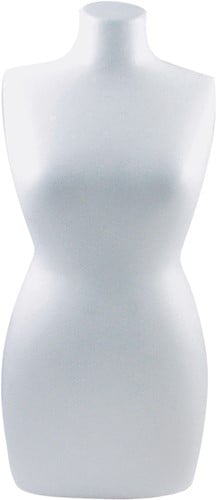 [A-011567] Styropor Piepschuim Isimo Torso Vrouw 25 cm