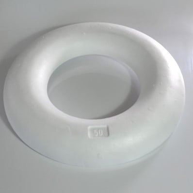 [A-027258] Oasis® Styropor Piepschuim Isimo Ring Platrond 60 cm