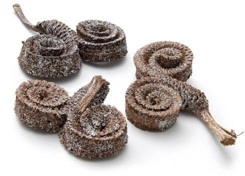 [A-014139] Palm Mule Ring Palm Male Ring Frosted + Snowglitters 15 st