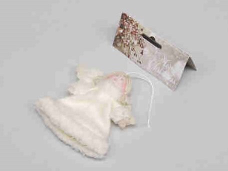 [A-014200] Engel van Stof Hanger ca. 12 cm set 2 stuks
