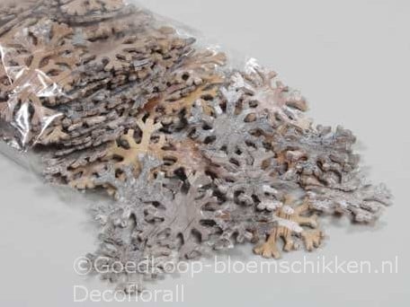 [A-016065] Berkenschors Sneeuwvlokken voordeeldoos ca. 5,5 cm 100 stuks 