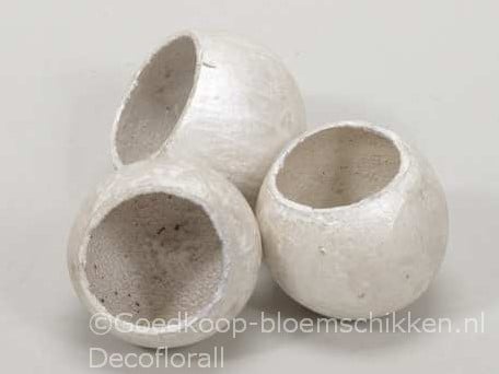 [A-016170] Bell cup White Pearl 12 stuks