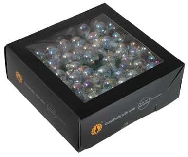 [A-026080] Balletjes op draad Clear Pearl 2 cm doos 144 stuks