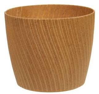 [A-025315] Bloempot Bloemenvaas Mika Eco Natural Wood 13 cm