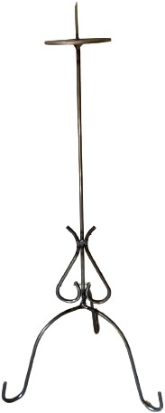 [A-027155] Metaalstaander Luxe kandelaar zo van de smid 41x18 cm dikte 4 mm