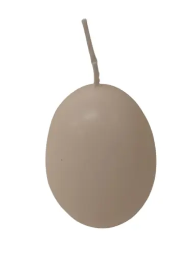 [A-015143] Eikaars Eierkaarsen Wit 65x45 mm per stuk