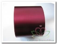 [A-005974] Bedrukt lint Rust in vrede Donkerrood met Lila opdruk 70 mm 80 cm