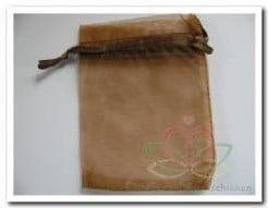 [A-005175] Cadeauzakje giftbag Organza Koper 7x9 cm