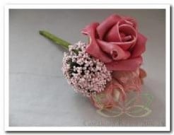 [A-005281] Maatwerk Corsage Foam Roos Roze New Style Pick per stuk