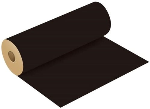 [A-024154] Bloemenpapier cadeaupapierkraftpapier Black Zwart rol 50 cm x 3 kg