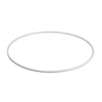 [A-022241] Metalen ring Wit gelakt 45 cm per stuk