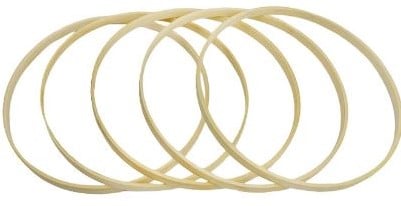 [A-023398] Bamboe Borduurring Flowerhoop Bloemenring 22-23 cm per stuk