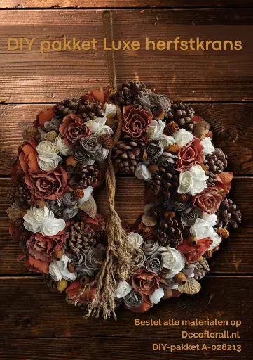 [A-028213] DIY Luxe herfstkrans Stel zelf je pakket samen